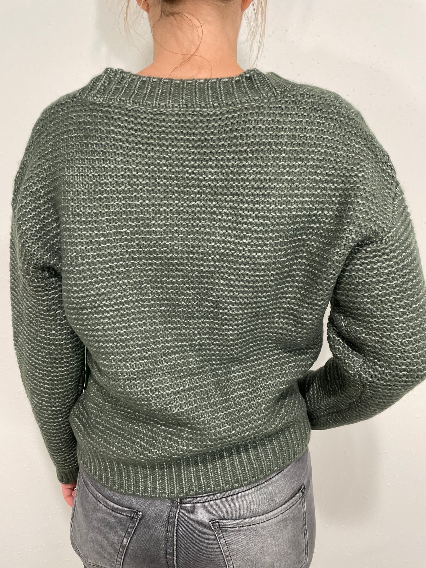 TRIBAL CABLE KNIT SWEATER CARDIGAN