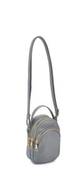 NYLON 3 COMPARTMENT CROSSBODY BAG