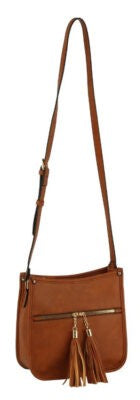 TASSEL ZIP CROSSBODY BAG