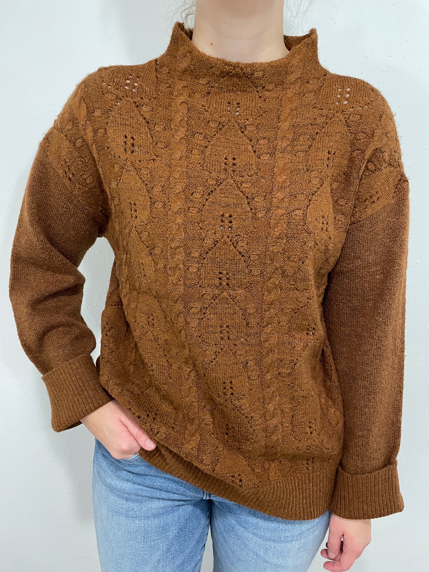 SNUGGLE IN FUNNEL NECK SWEATER