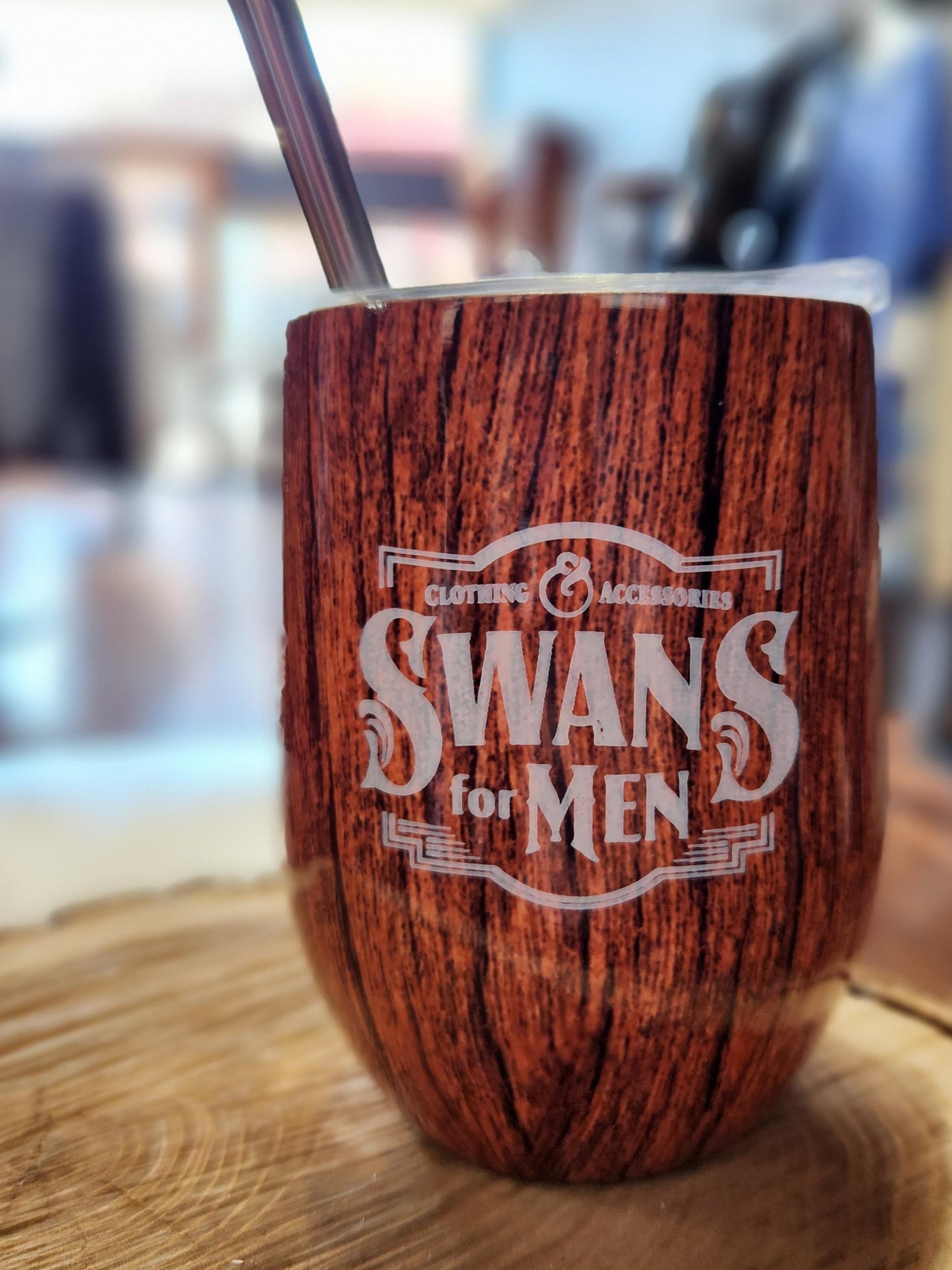 SIESTA SWANS FOR MEN WINE TUMBLER