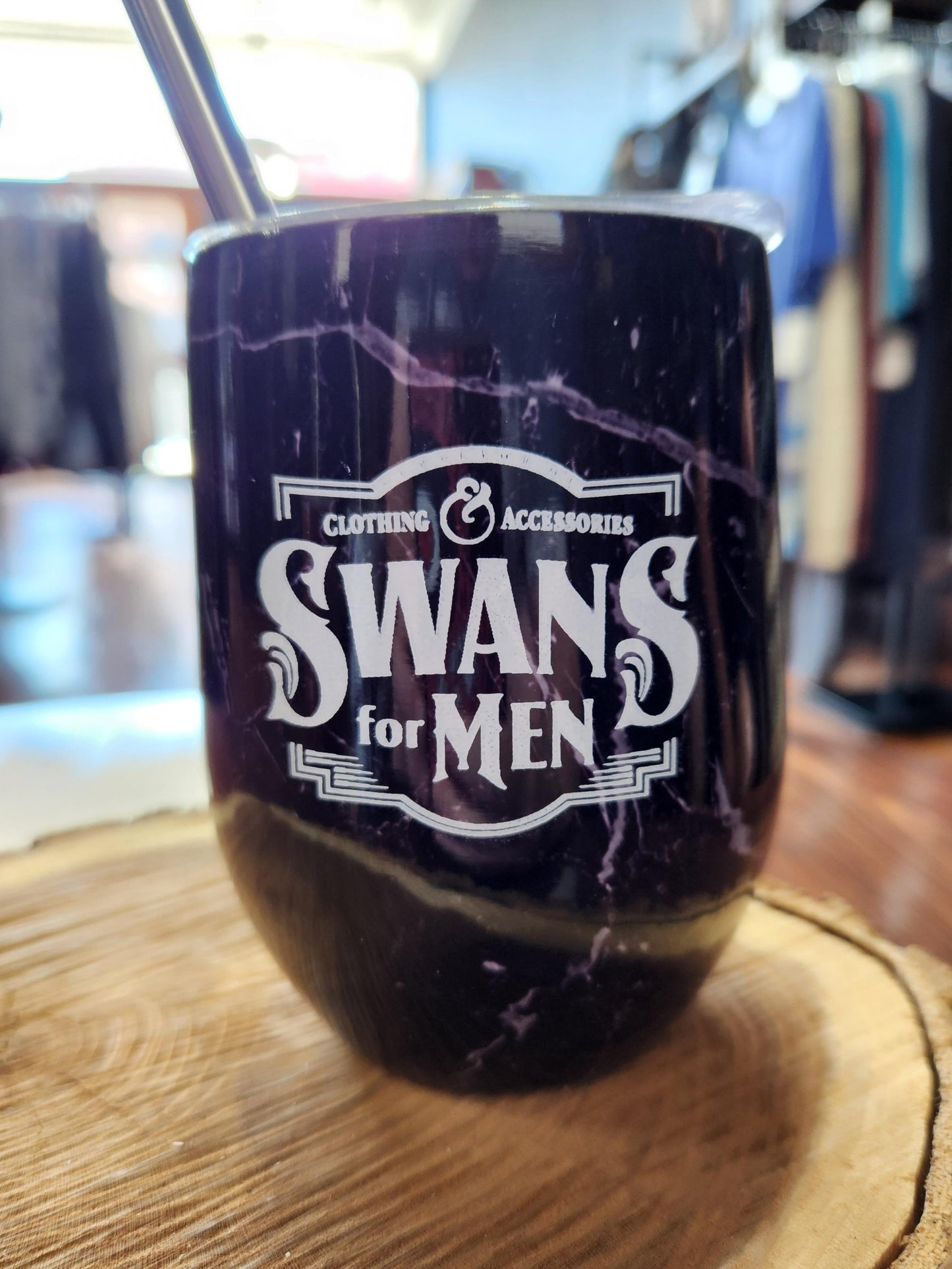 SIESTA SWANS FOR MEN WINE TUMBLER