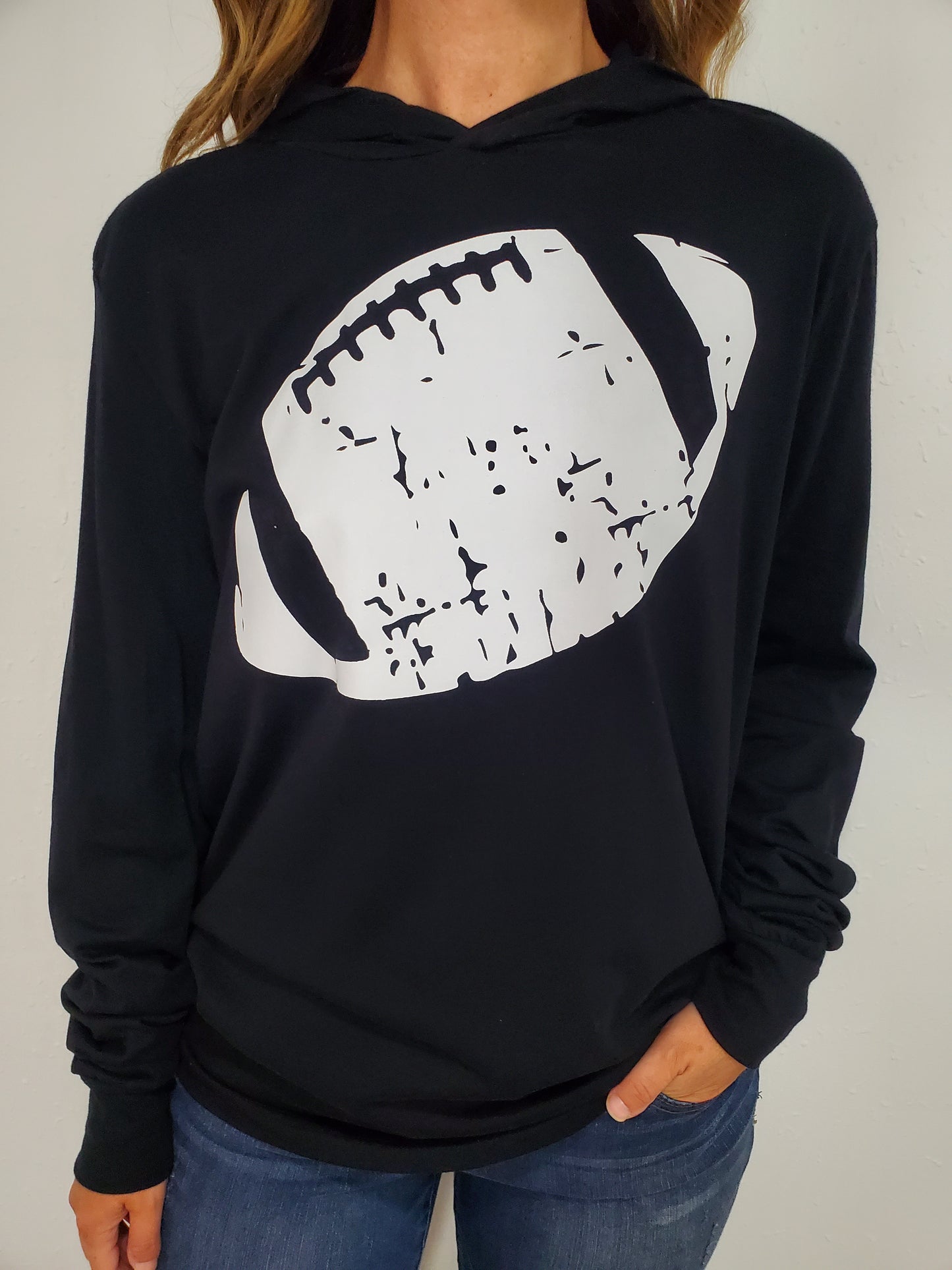 FOOTBALL HOODED SHIRT