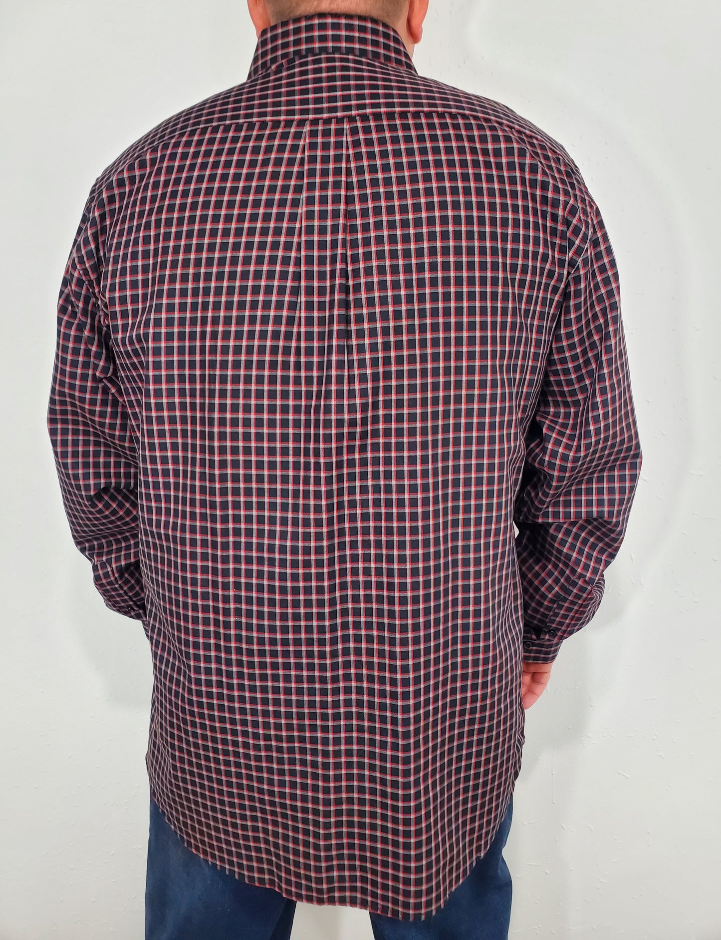 F/X FUSION JACKSON BUTTON DOWN - BLACK/RED
