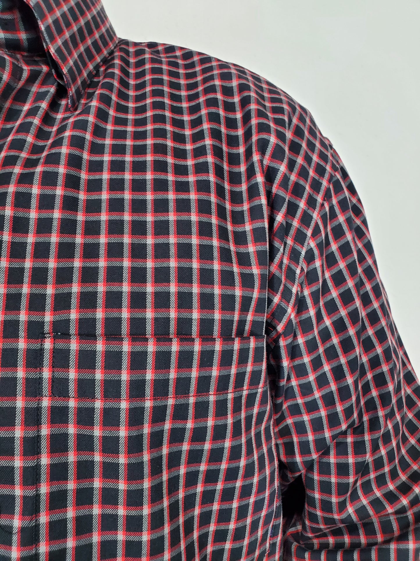 F/X FUSION JACKSON BUTTON DOWN - BLACK/RED