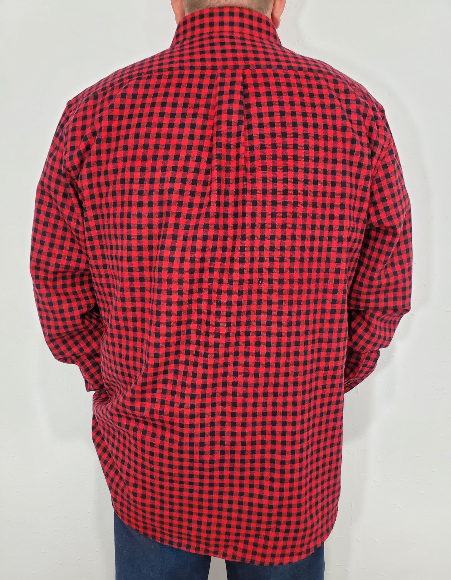 F/X FUSION ALEX FLANNEL BUTTON DOWN - RED/BLACK