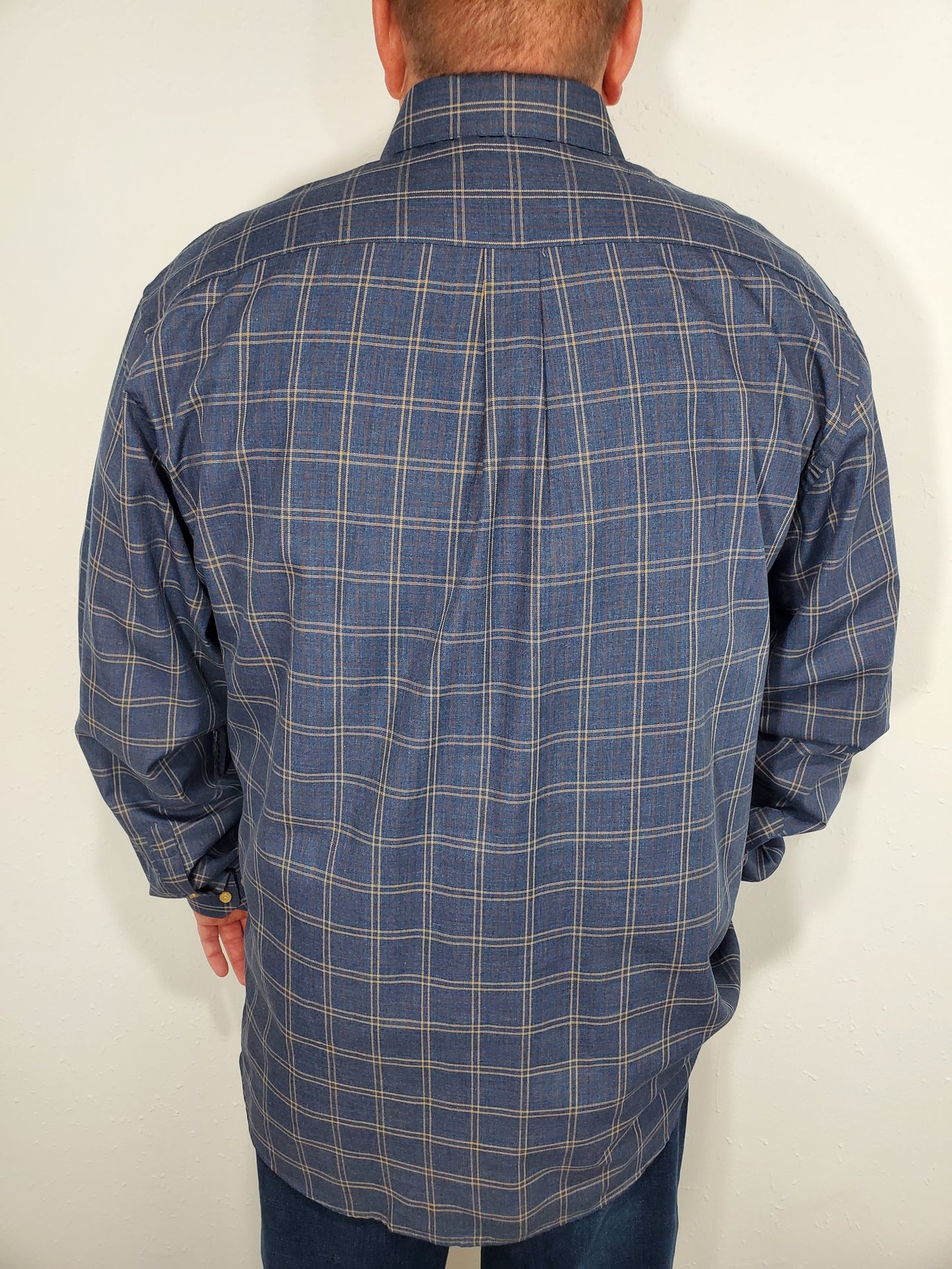 F/X FUSION CALEB BUTTON DOWN - NAVY/BROWN