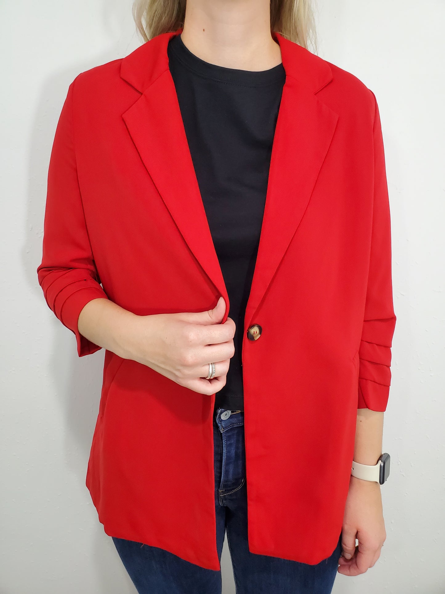 DRESS IT UP BLAZER - RED