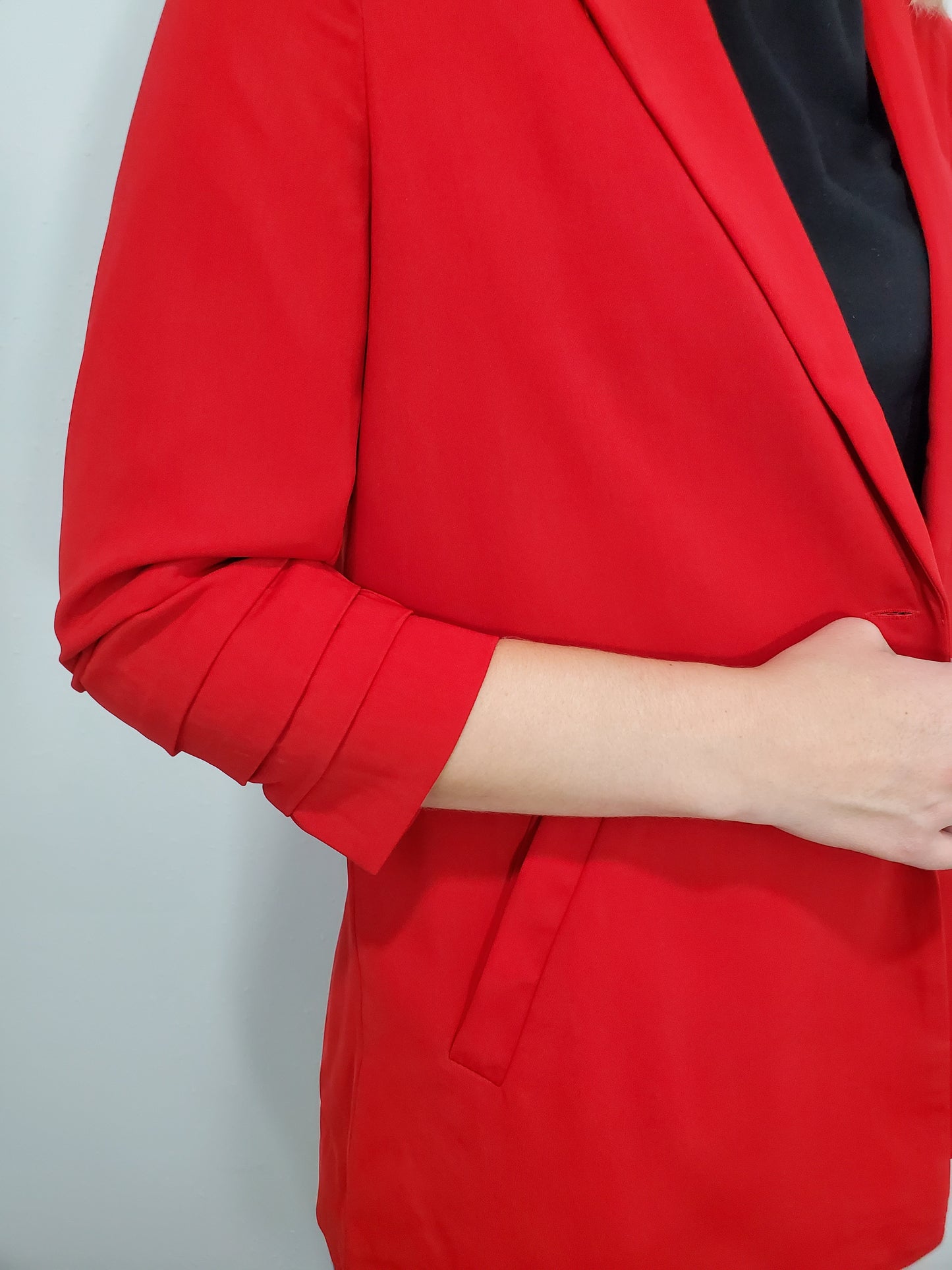 DRESS IT UP BLAZER - RED