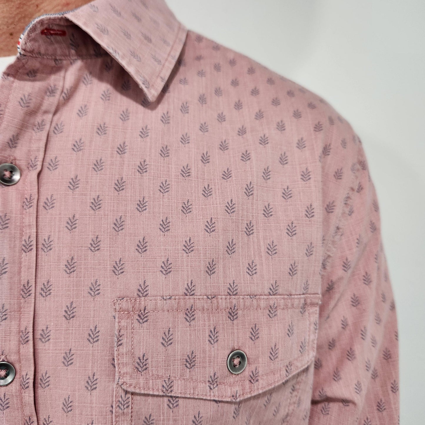 FLAG & ANTHEM TOVEY BUTTON DOWN - MAUVE