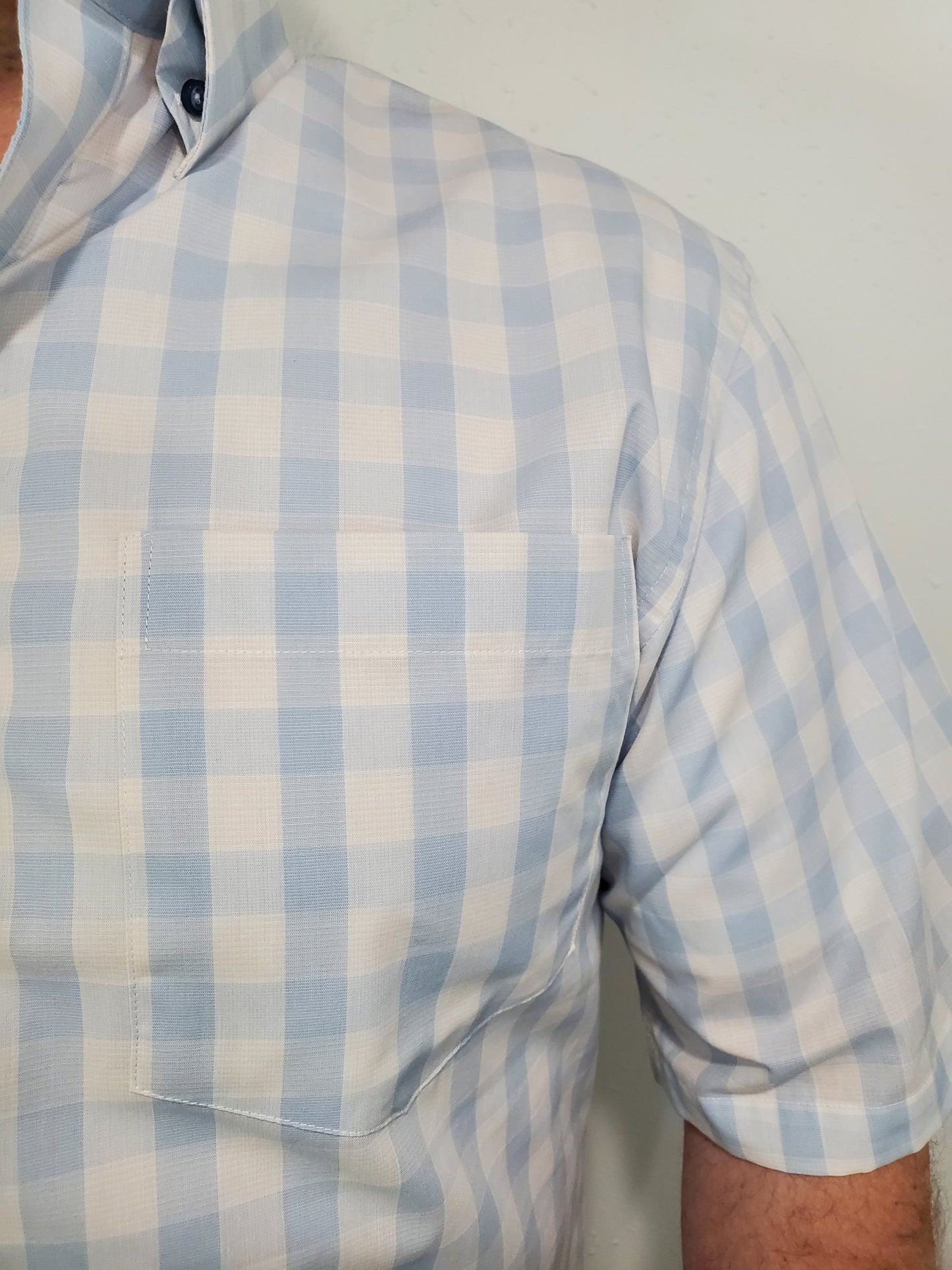 ADAM BUTTON DOWN - LIGHT BLUE/WHITE