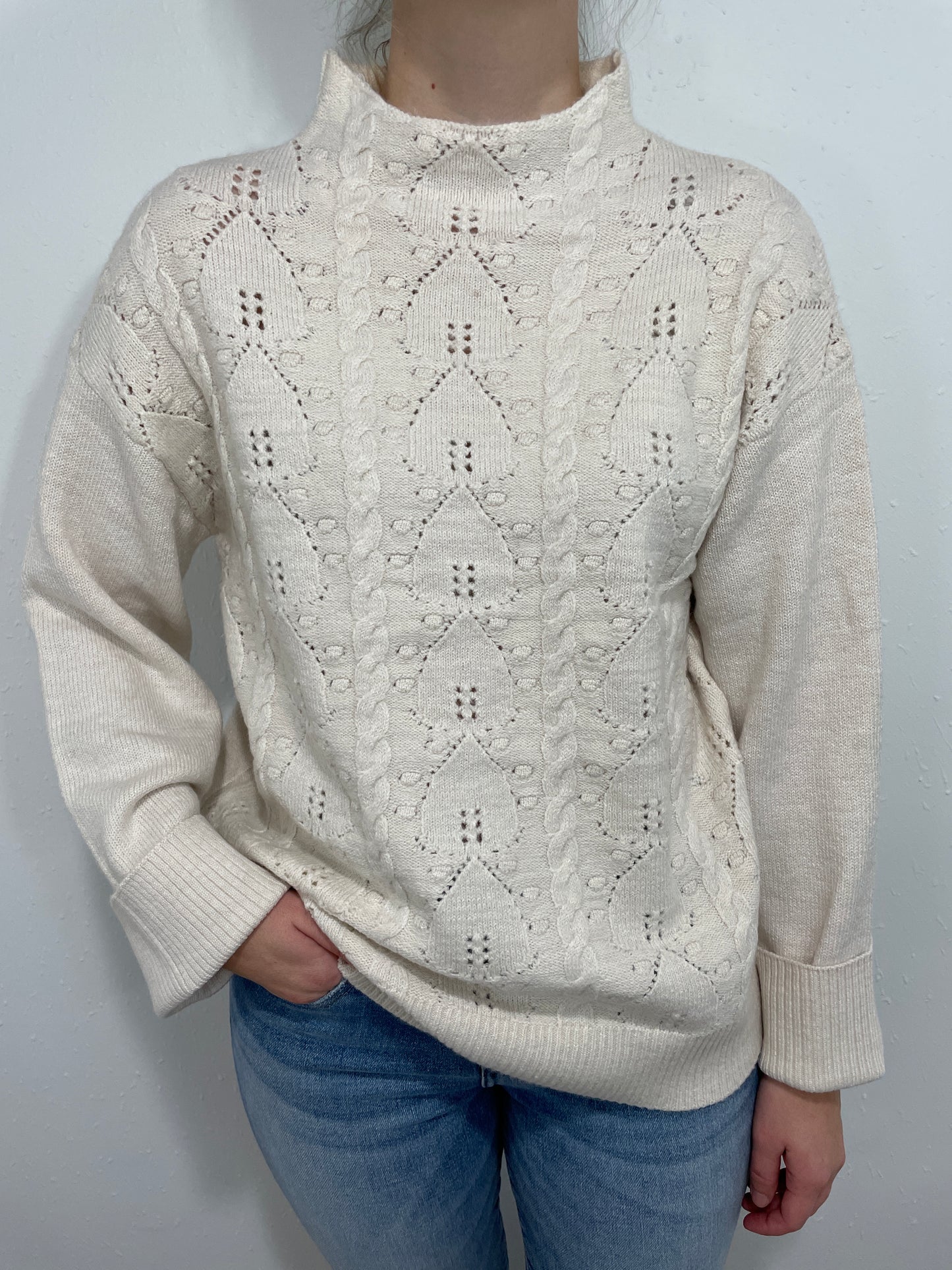 SNUGGLE IN FUNNEL NECK SWEATER