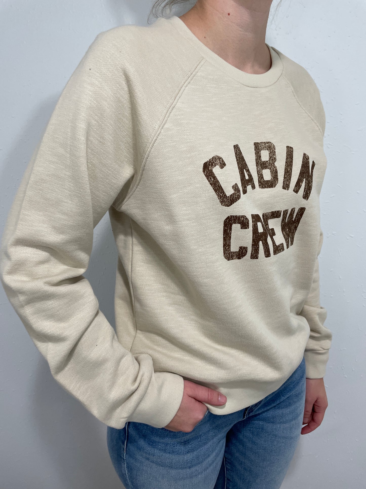 CABIN CREW SWEATSHIRT - CREAM