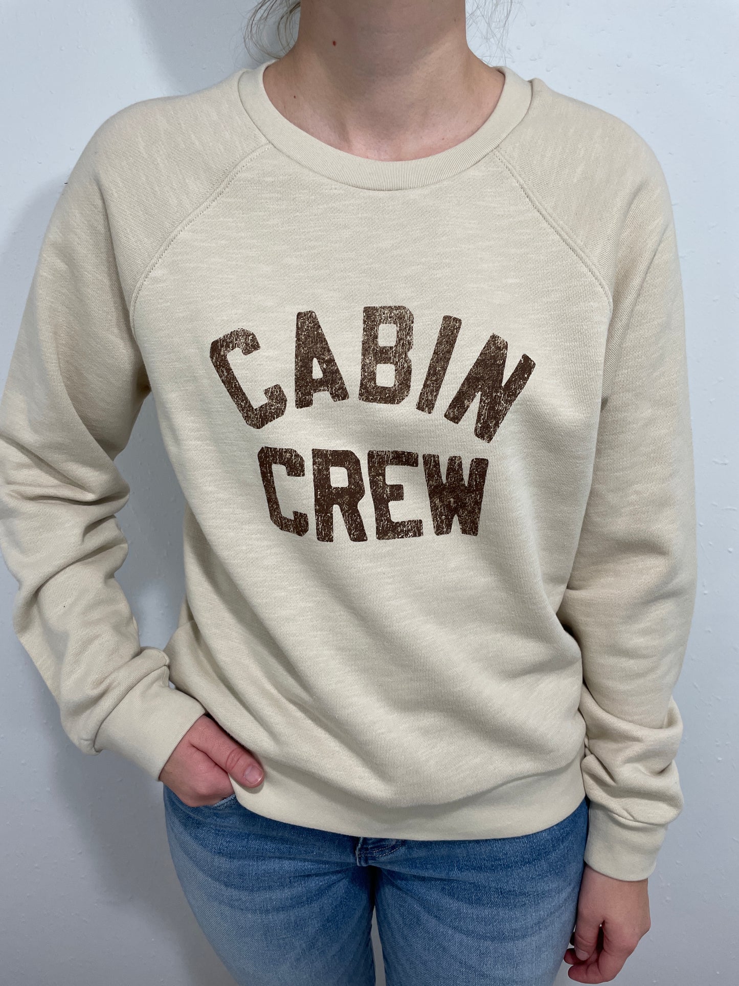 CABIN CREW SWEATSHIRT - CREAM