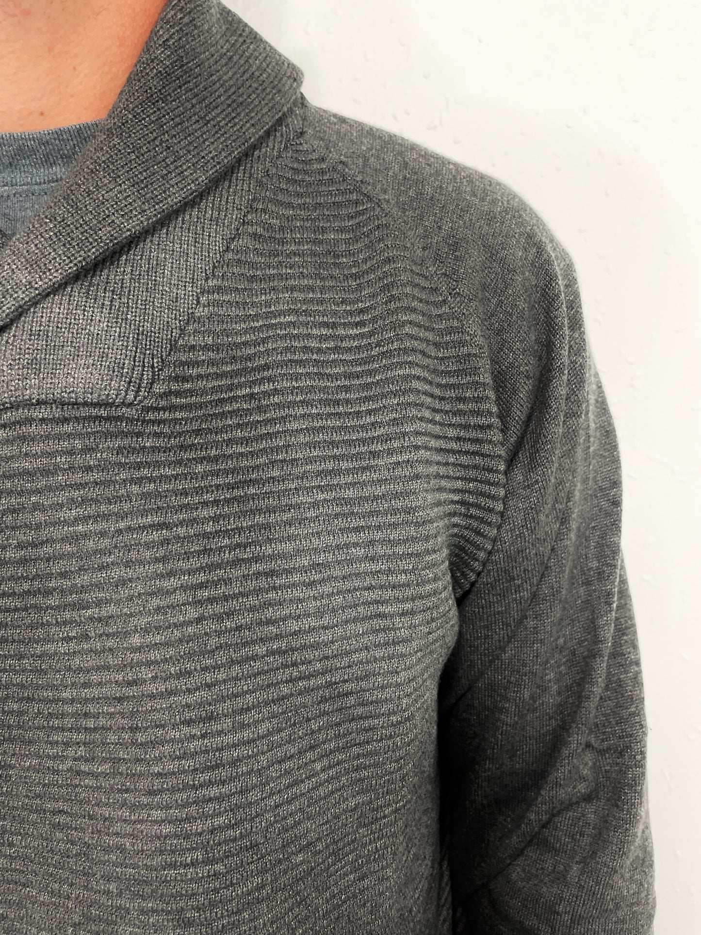 F/X FUSION LEO PULLOVER SWEATER - HEATHERED CHARCOAL