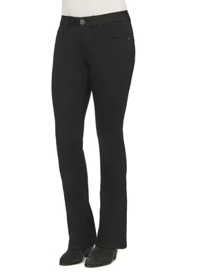 DEMOCRACY ITTY BITTY BOOT CUT JEAN - BLACK