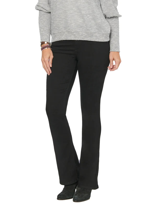 DEMOCRACY ITTY BITTY BOOT CUT JEAN - BLACK