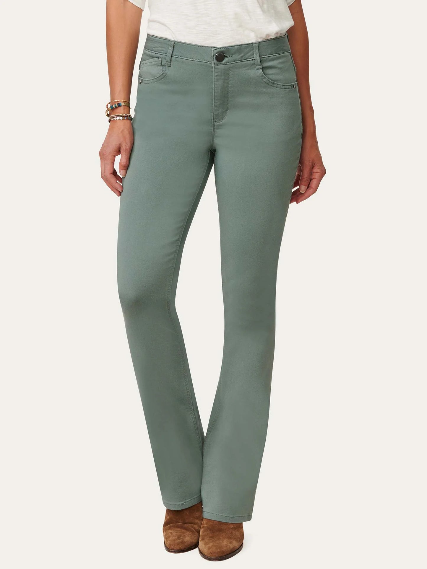 DEMOCRACY ITTY BITTY BOOT CUT JEAN - BLUE SPRUCE