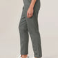 "AB"SOLUTION HIGH RISE TAPERED UTILITY PANT - THYME