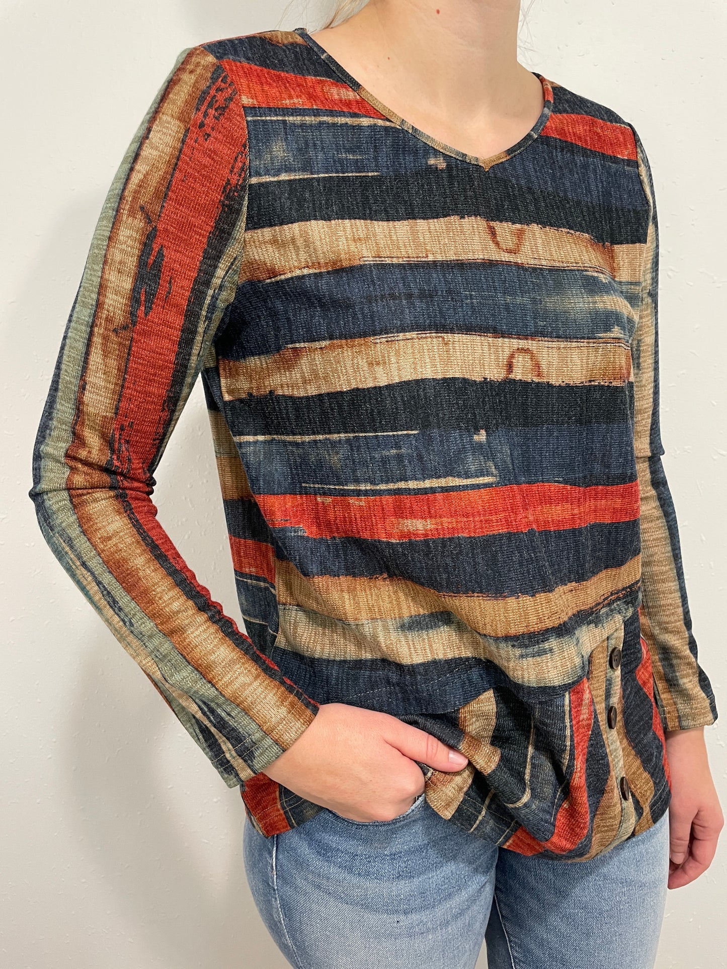AS IT WAS STRIPED TOP - MULTI