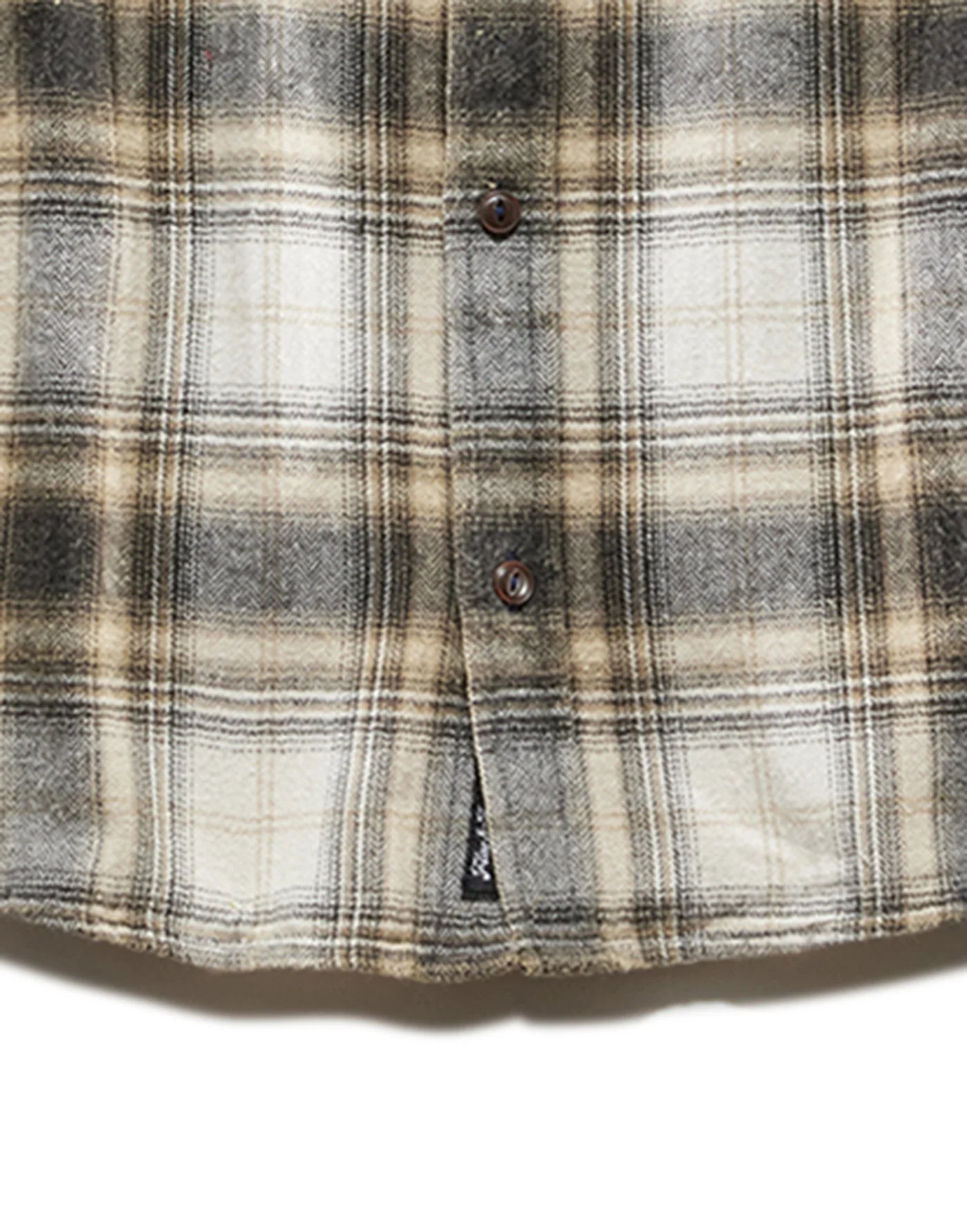 FLAG & ANTHEM ESPARTO FLANNEL BUTTON DOWN - WHITE/BLACK/TAN