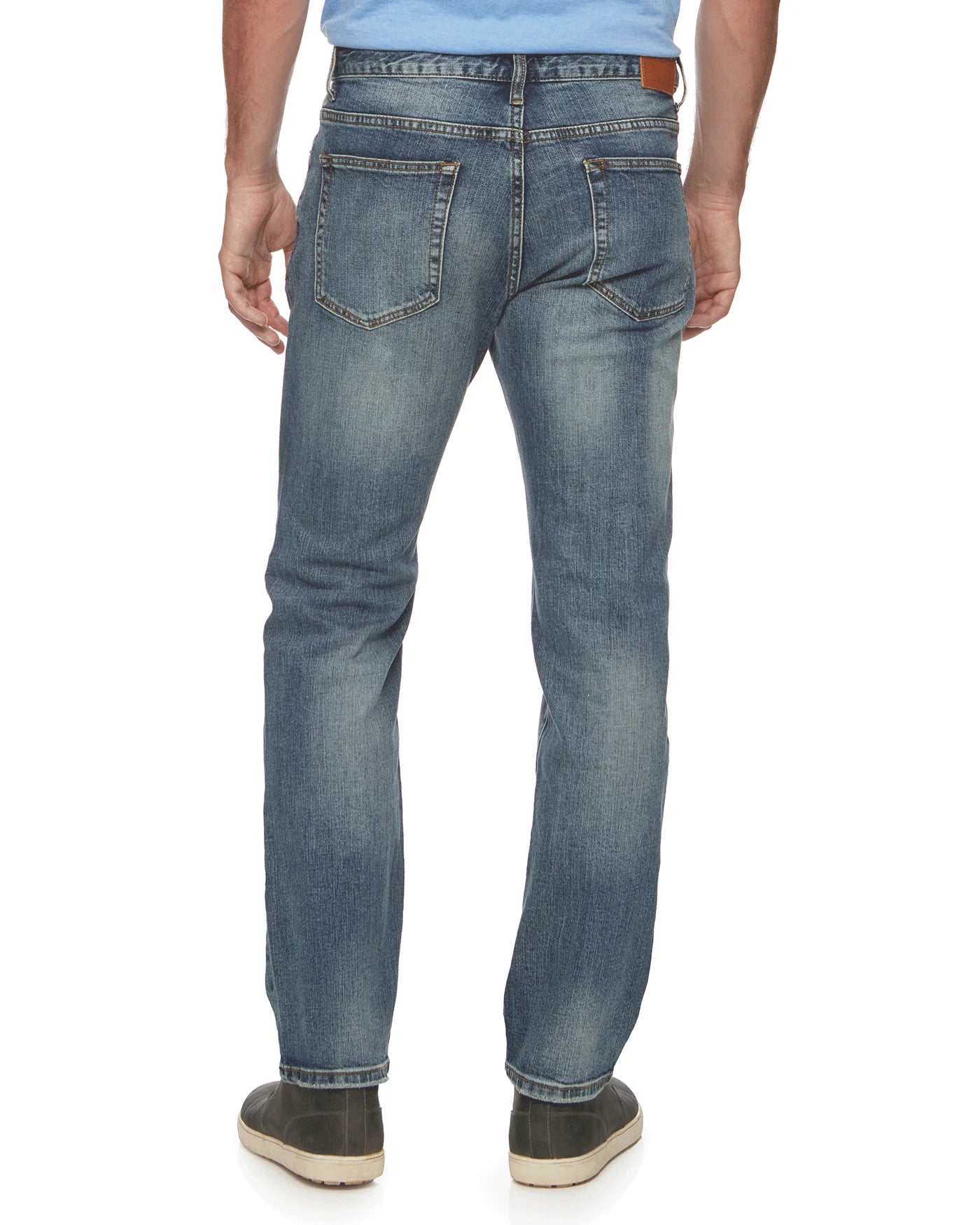 VIENNA STRAIGHT LEG JEAN - MEDIUM WASH