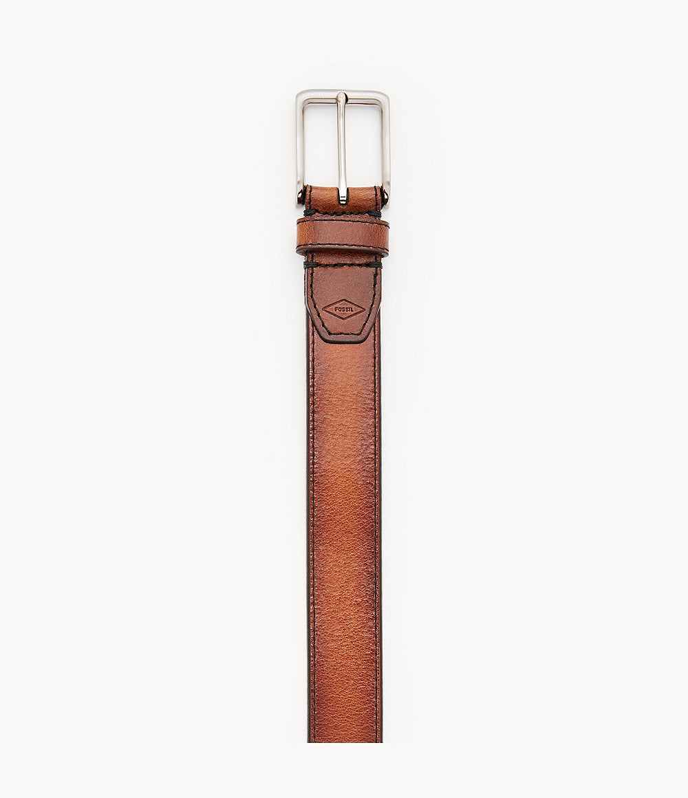 FOSSIL GRIFFIN BELT - COGNAC