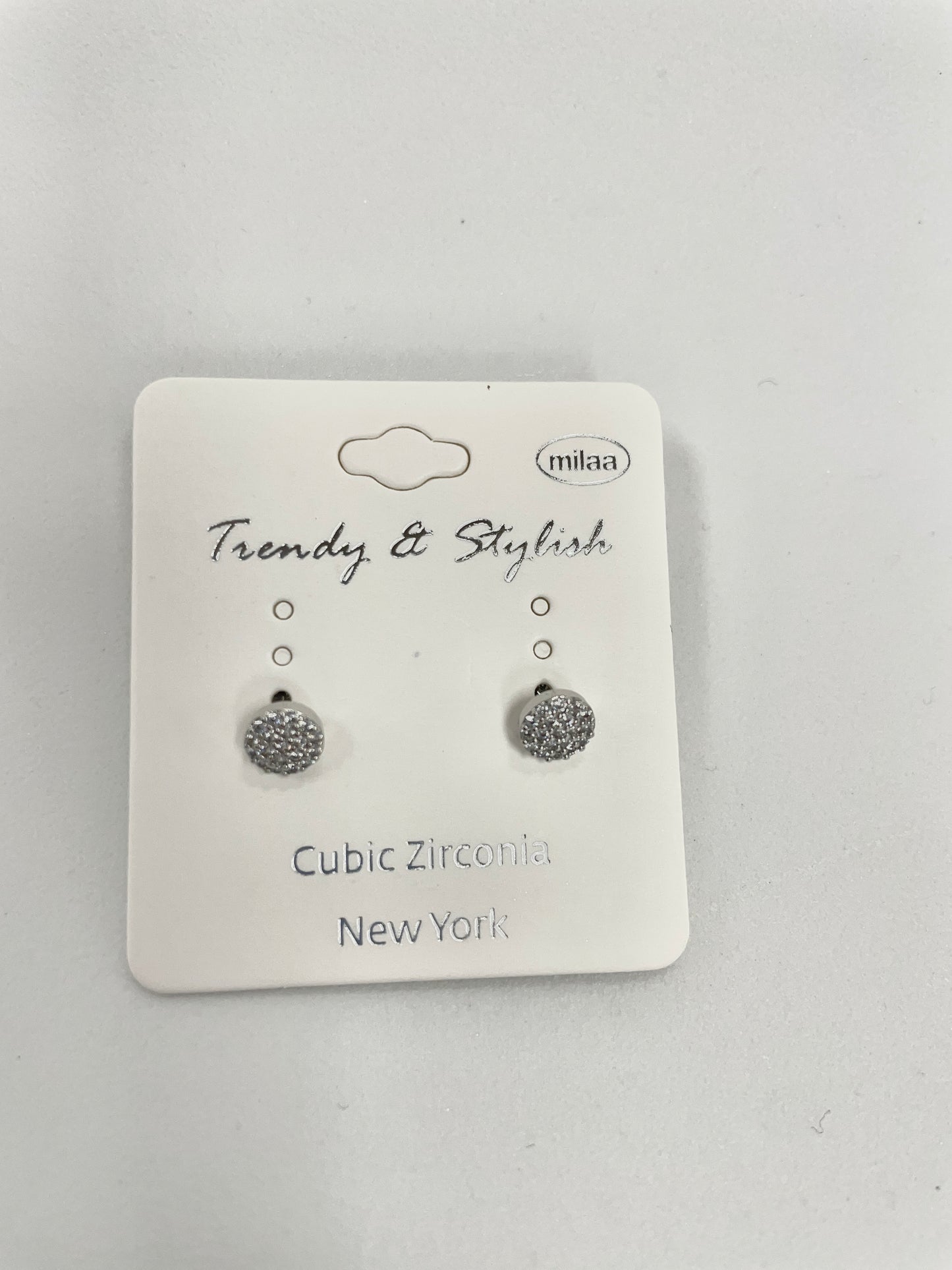 CRYSTAL STUD EARRING