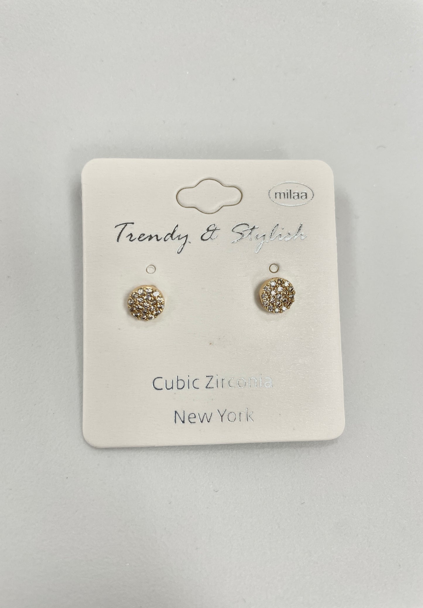 CRYSTAL STUD EARRING
