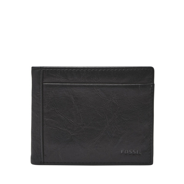 FOSSIL NEEL BIFOLD WALLET - BLACK