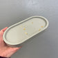 Cement and Gold Leaf Trinket Tray