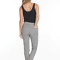 HOUNDSTOOTH ANKLE PANT - BLACK/WHITE