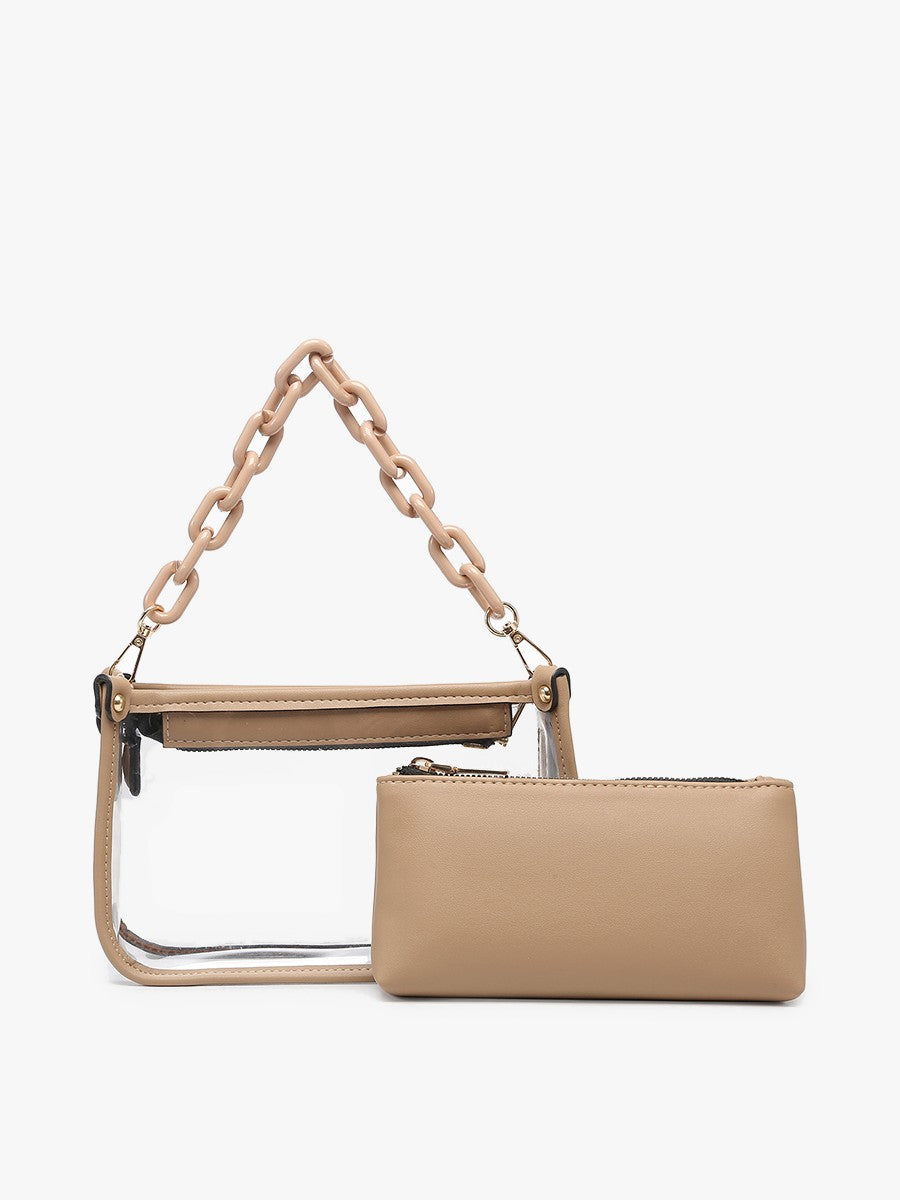 JESSICA CLEAR CROSSBODY BAG