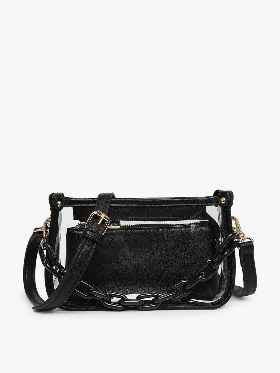 JESSICA CLEAR CROSSBODY BAG