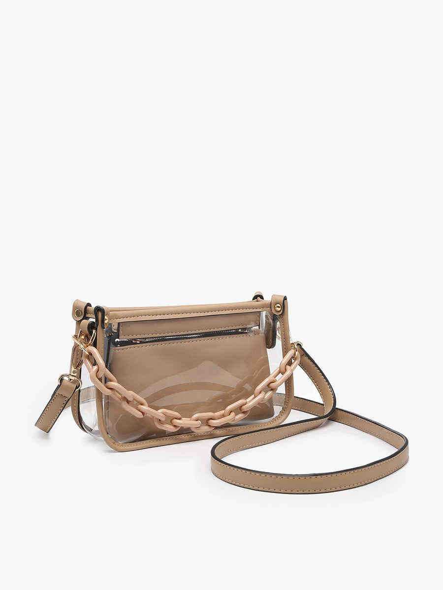 JESSICA CLEAR CROSSBODY BAG