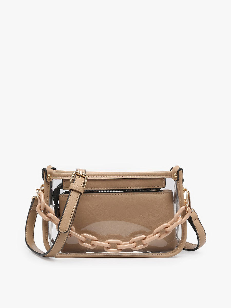 JESSICA CLEAR CROSSBODY BAG