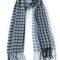 HOUNDSTOOTH PATTERN SCARF