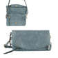 FOLD OVER MULTI COMPARTMENT CROSSBODY