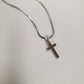 SIMPLE CROSS NECKLACE