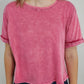 TICKLED PINK CROP TOP - ASH PINK