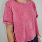 TICKLED PINK CROP TOP - ASH PINK