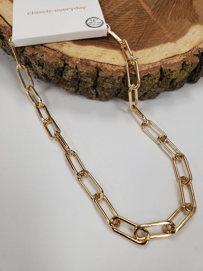 CLASSIC EVERYDAY LARGE CHAIN NECKLACE