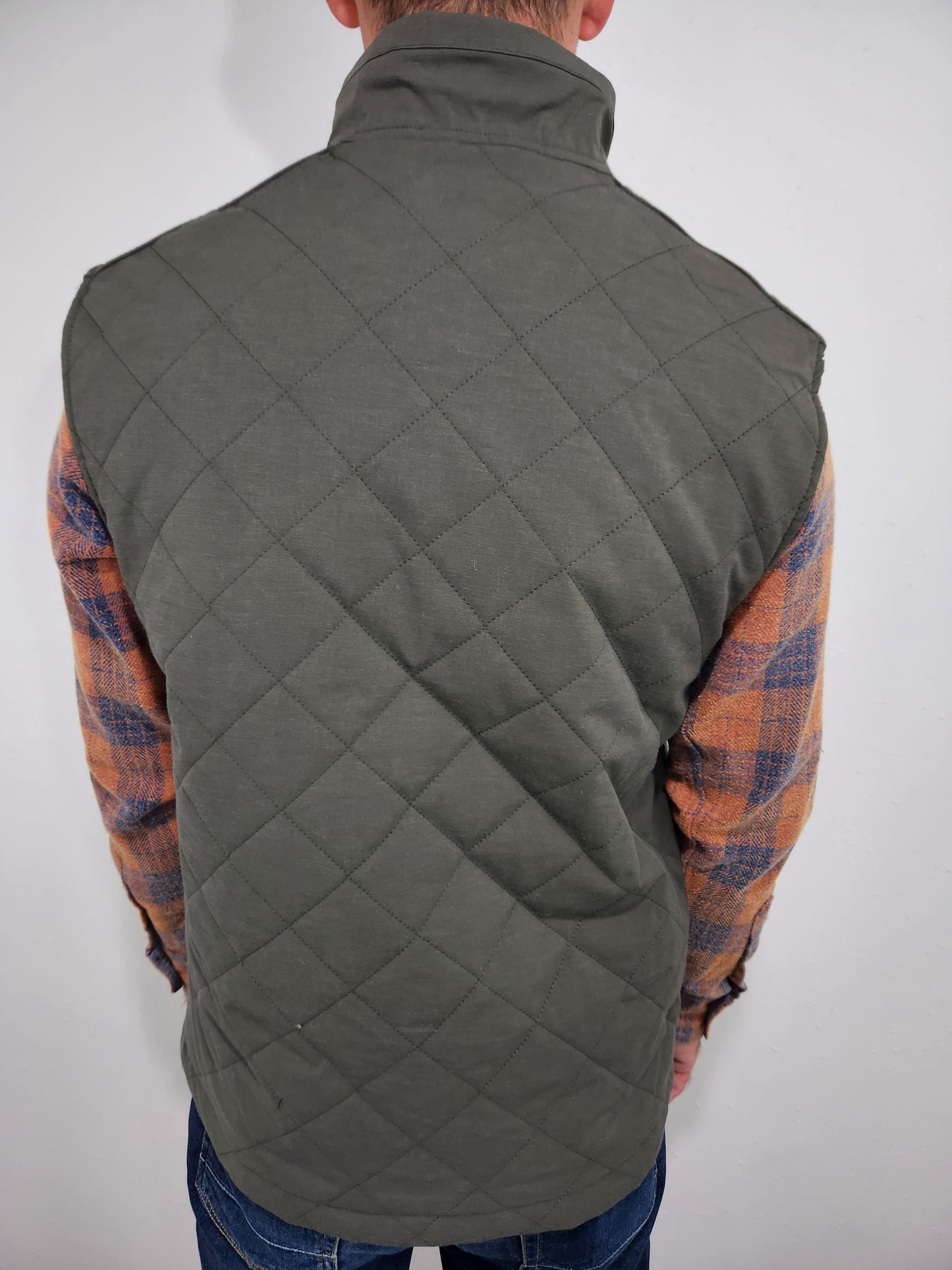 FLAG & ANTHEM CHAPIN QUILTED VEST - OLIVE