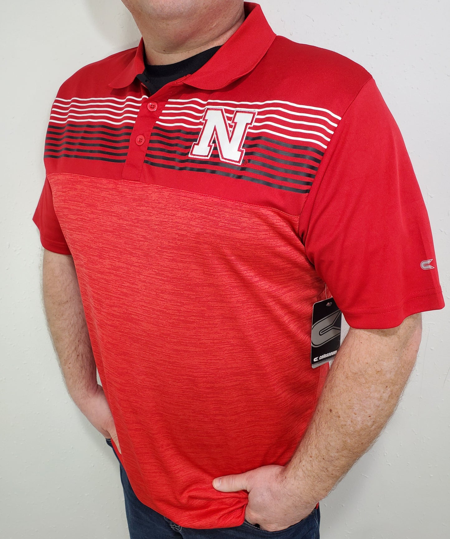 NEBRASKA LANGMORE POLO - RED