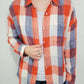 BROOKSIDE PLAID BUTTON UP BLOUSE - RED/WHITE/BLUE