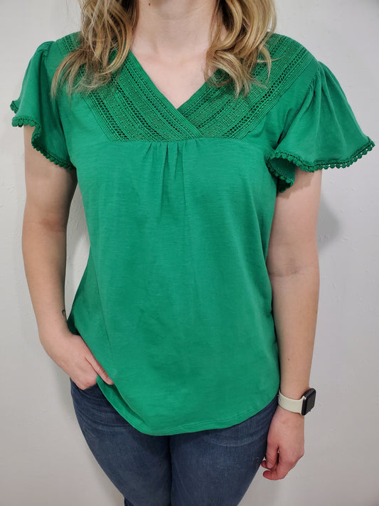GREEN WITH ENVY TOP