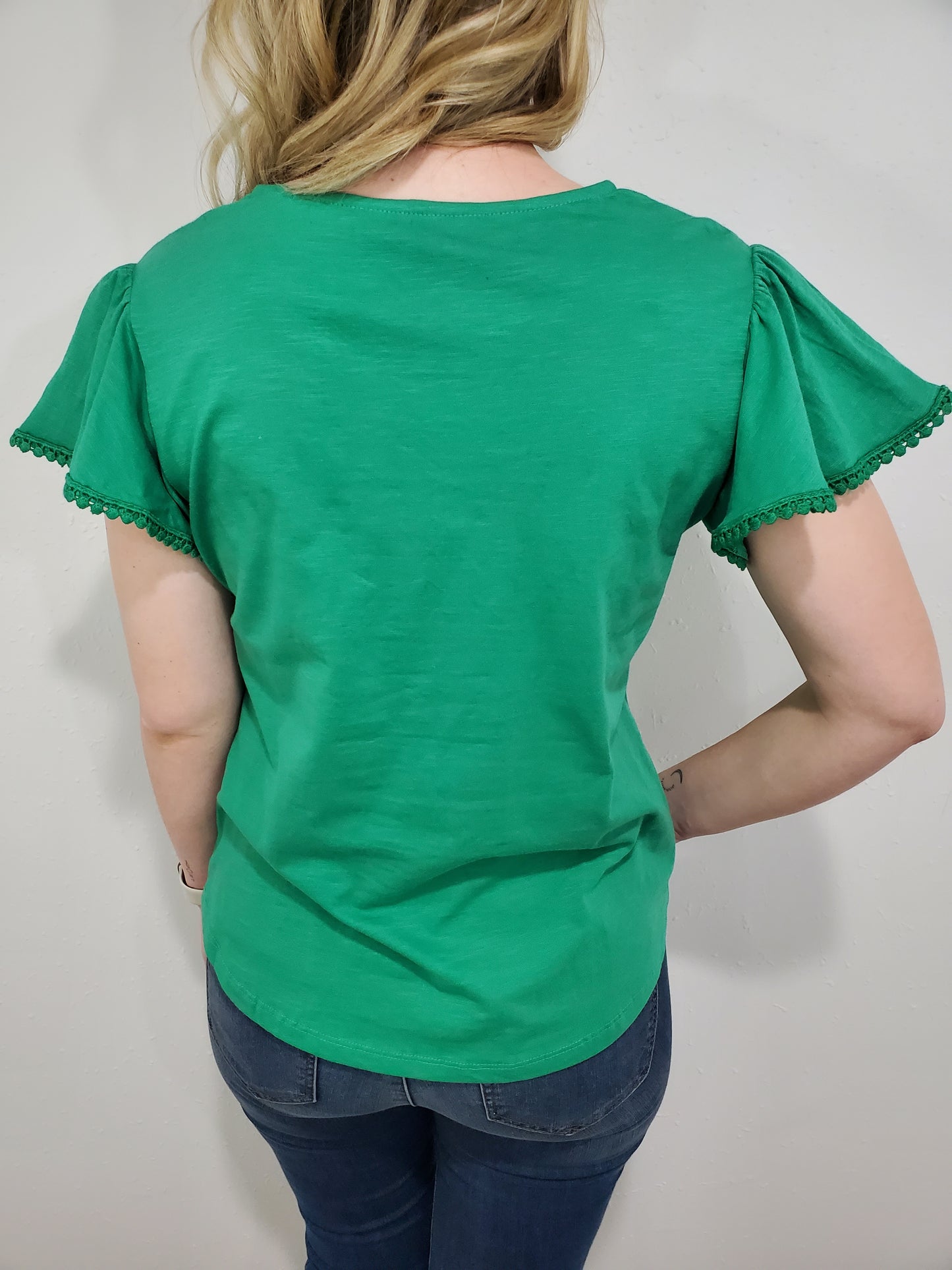 GREEN WITH ENVY TOP