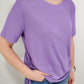 CROSSWORDS TEXTURED TOP - VIOLET