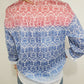AMERICANA PRINTED BLOUSE - RED/WHITE/BLUE