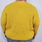 SOFT THREAD V NECK SWEATER - MUSTARD - CURVY